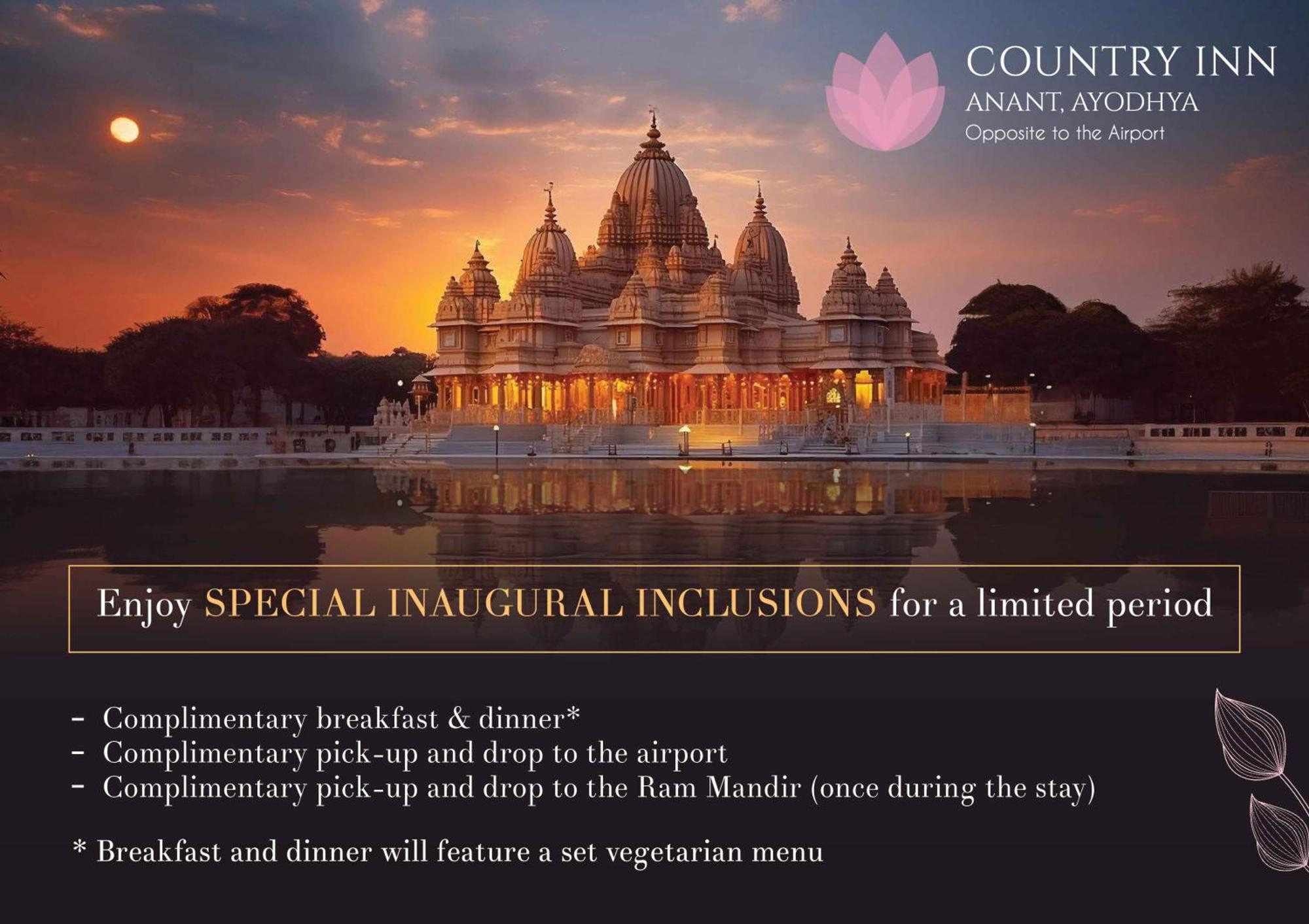 Country Inn Ayodhya - Opposite Airport Экстерьер фото