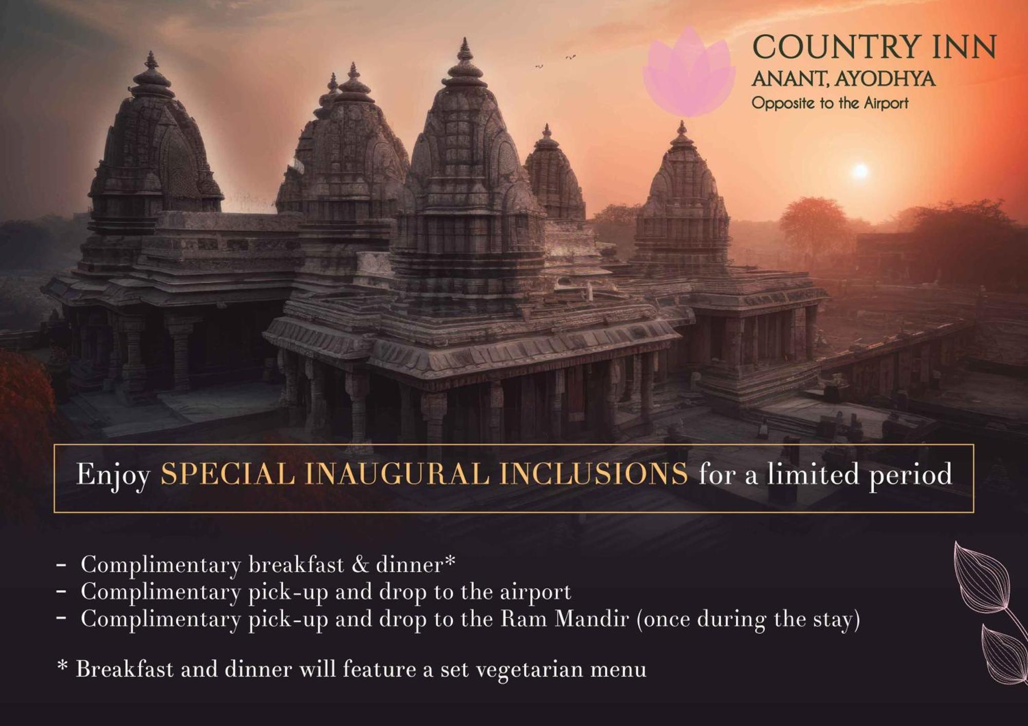 Country Inn Ayodhya - Opposite Airport Экстерьер фото